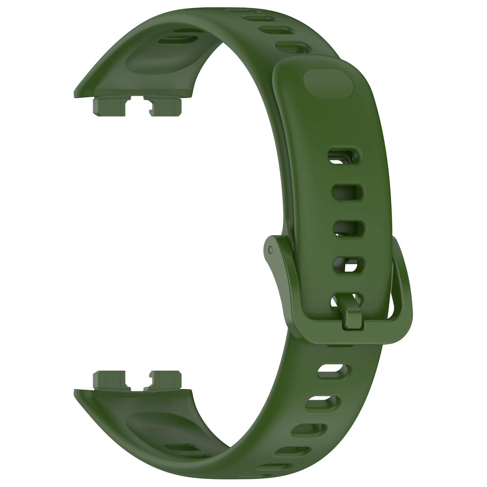 

Silicone straps For Huawei Band 9/9NFC Strap Accessories Replacement Wristband Sport Belt bracelet correa for Huawei Band 8/8NFC For Huawei Band 9 зелёный