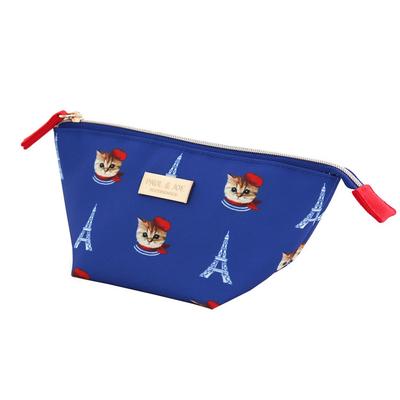 PAUL & JOE ACCESSOIRES Boat-Shaped Pouch Nounette In Paris (Blue) Women's Makeup Pouch 107471-0001-01