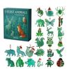 2D Flat Acrylic Hanging Decor Advent Calendar 24 Pieces