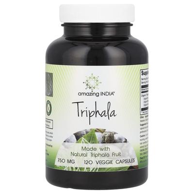 Triphala, 750Mg, 120 Veggie Capsules