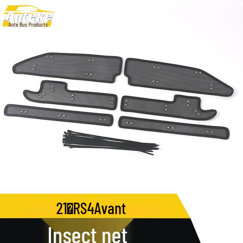 21 RS4 Avant Insect Screen Sequins & Diamond Mesh Radiator Panel Mod Accessories