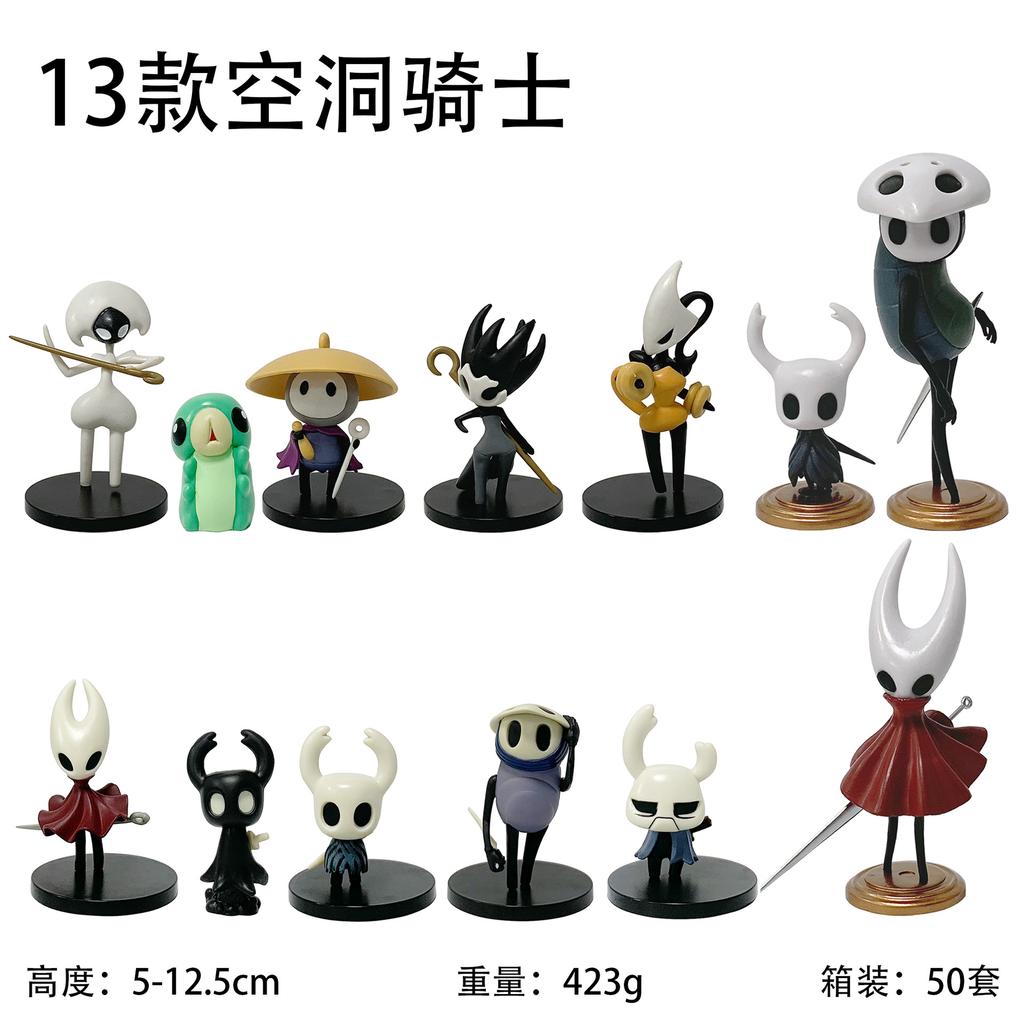 Hollow Knight Battle Version Action Figures The Knight Hornet Quirrel Grub Collectible Model Desktop Ornament For Game Fans