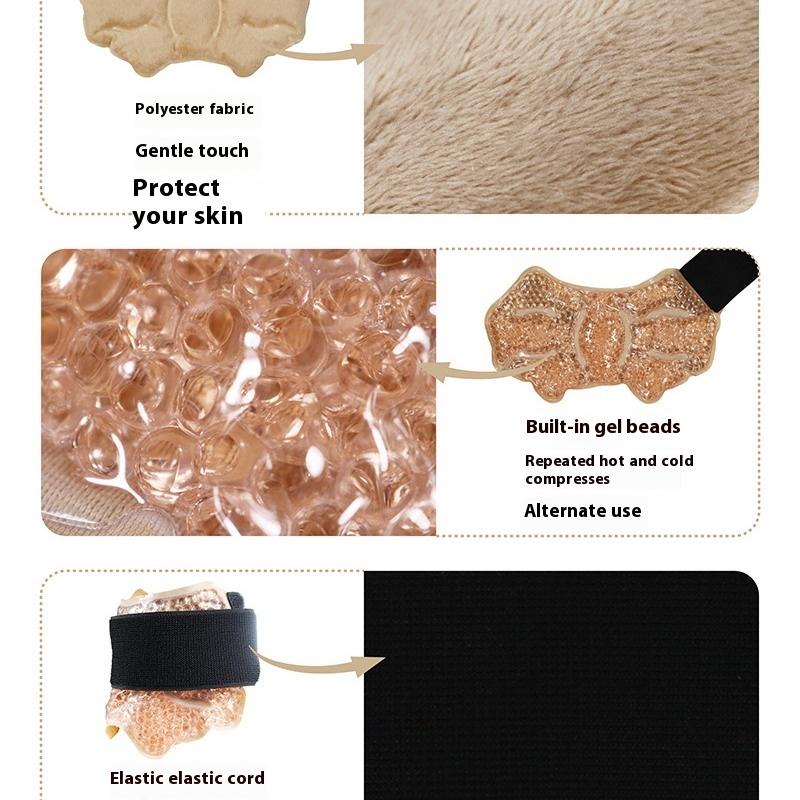 Freezable Ankle/Sport Foot Ice Therapy Wrap Hot Cold Gel Pack With Adjustable Brace For Sprained Ankles Microwavable