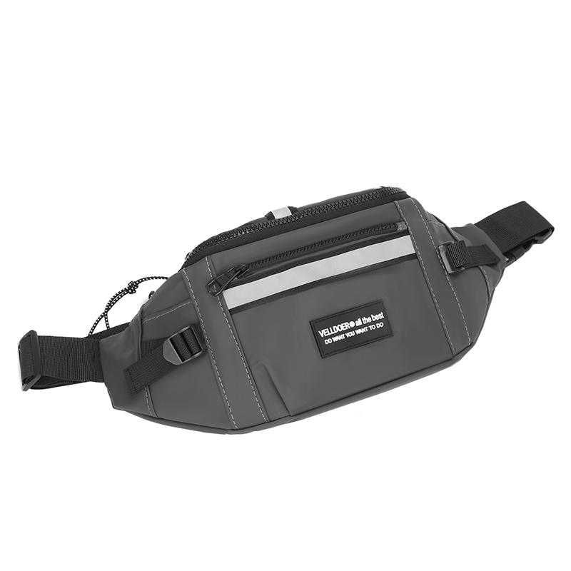 Japanese Harajuku Reflective Chest Bag Women and Men Waist Bag Collage Student Crossbody Bags Purses and Handbags