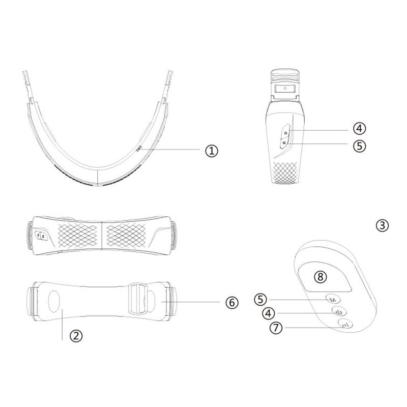 

Электрический пояс для подтяжки лица с синим и красным светодиодом, микротоковая подтяжка лица, уменьшение морщин, пояс для коррекции фигуры, белый цвет белый