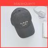 Korean Style Embroidered Letter Baseball Cap With Breathable Waterproof Sun Protection For Casual Wear