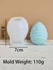 3D Easter Egg Silicone Candle Mold Embossment Egg Candle Making Supplies Plaster Ornaments Handmade Soap Mould Home Decor Gifts