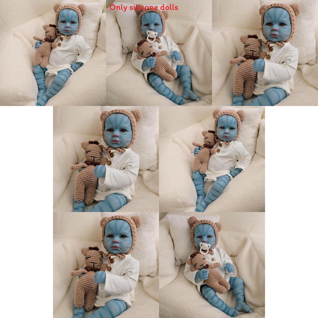 Avatar Style Silicone Baby Doll Realistic Newborn For Collectors And Gift Enthusiasts