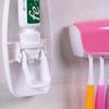 Wall-mounted Toothpaste Brush Holder Bathroom Organization and Storage Toothbrush Holder Multifunctional Toothpaste Storage Rack