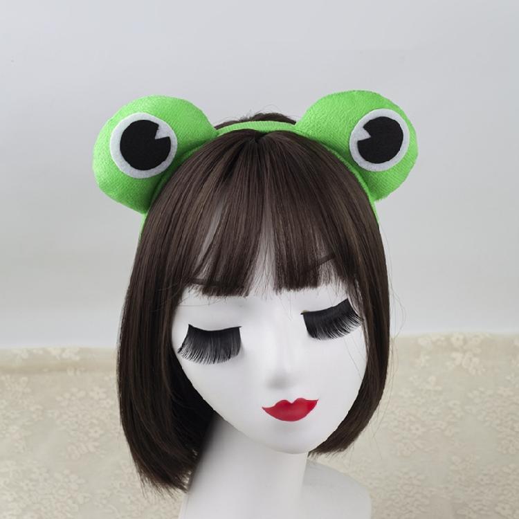 Frogs Costume Accessories Set Frogs Ears Headband Tail Bowtie Animal Frogs Costume for Kids Adults