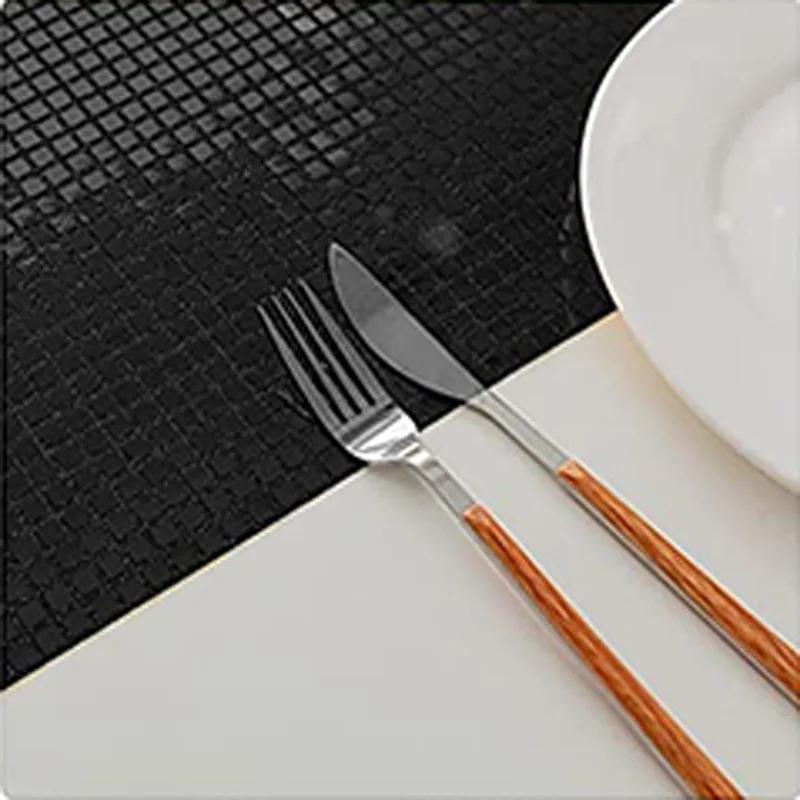 4 Stück Disco Pailletten Tischsets Glitzer Spiegel Gold/Silber Folie Metallisch Esstischsets für Hochzeit Geburtstag Party