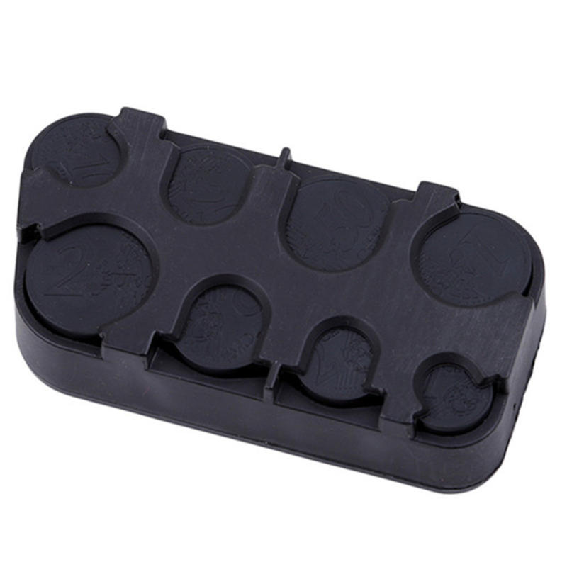 Euro Coin Dispenser Storage Coins Purse Wallet Holders Storage Box Plastic Dispenser Car Decoration Supplies Easy Accessibility