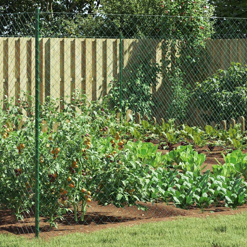 Green Steel Mesh Fence 2 X 10 M
