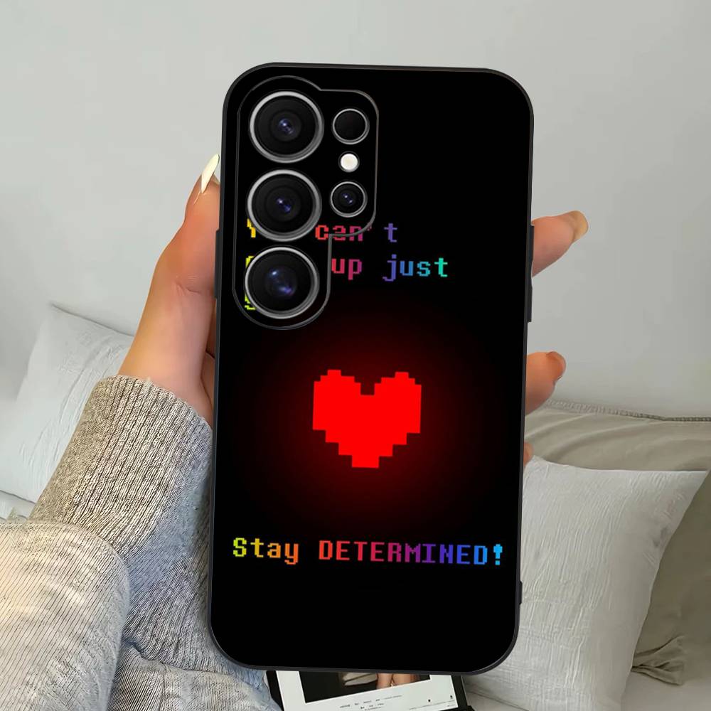 U-Undertale Game Phone Case For Samsung S 24 Fe 25 Ultra Plus 20 Lite 21 30 22 23 24 22 Ultra 5G Fundas