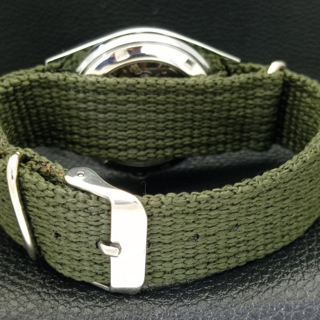 JAPAN SEIKO 5 AUTOMATIC MENS 6309A REFURBISHED GREEN COLOR DIAL WATCH a440307-4 Sk-a440307