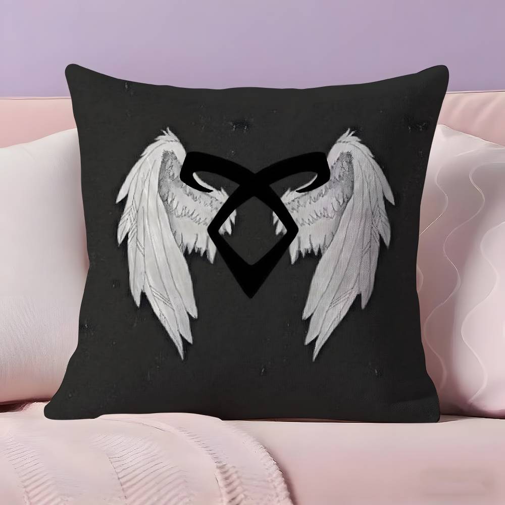 S-Shadowhunters Hot TV Pillow Case  Ultra Soft Skin Friendly Fabric Cloud Like Comfort & Concealed Zipper