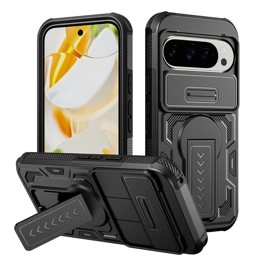 Case for Google Pixel 10 Pro XL 9 Pixel9 Pixel10 Shockproof Covers Accessories Armor Slide Lens Casea