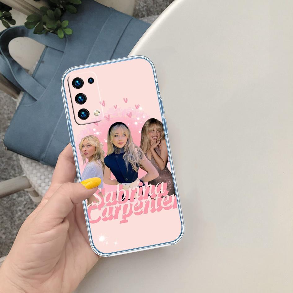 LO86 Sabrina Carpenter Soft Shell Transparent Phone Case for Samsung Galaxy A04 A04S A14 A23 A34 A54 M23 M33 M52 M53