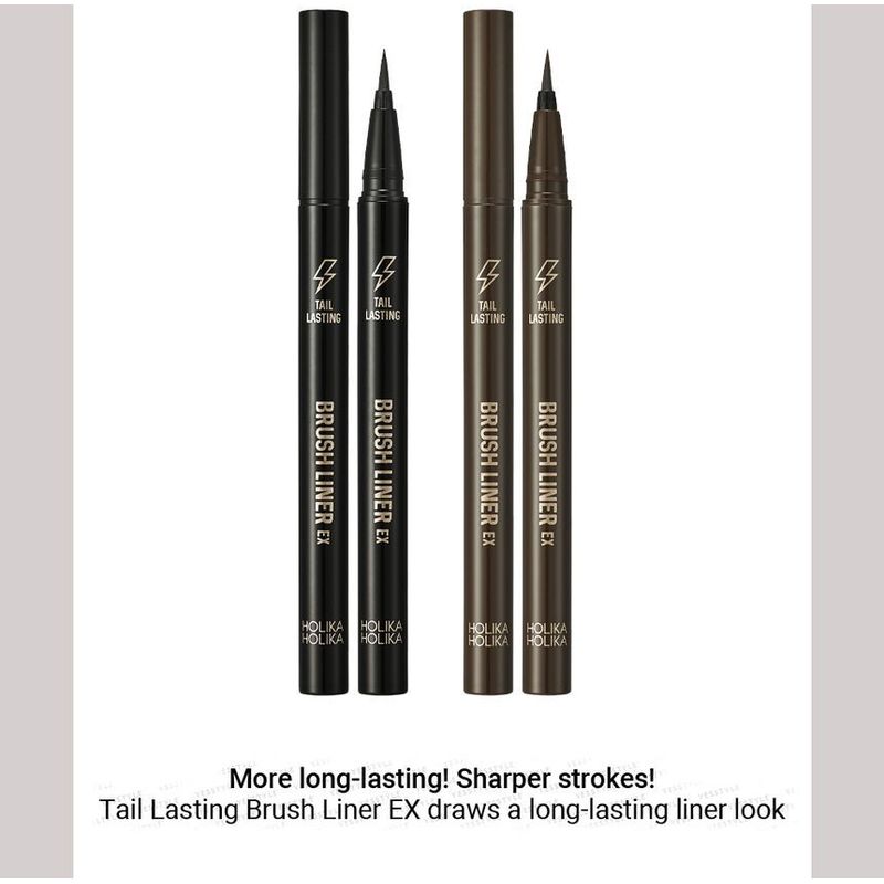 HOLIKA HOLIKA - Tail Lasting Brush Liner EX - 2 Colors
