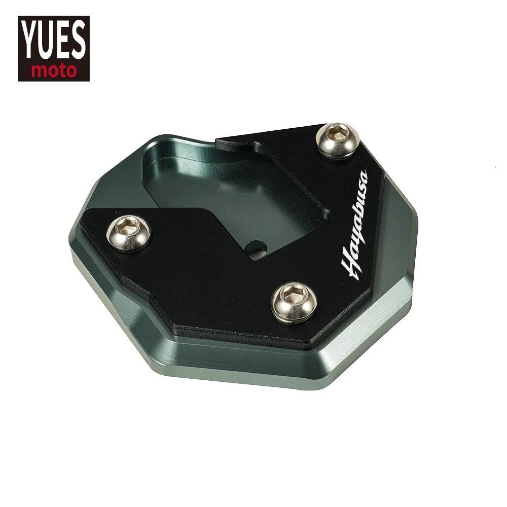 

Аксессуары для мотоциклов, подставка с ЧПУ, боковая подставка, увеличенное расширение для SUZUKI HAYABUSA GSX1300R GSX R 1300 2007- серый