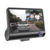 3 Cameras Lens 4.0 Inch Car DVR Camera Recorder FHD 1080P Night Vision Dash Cam Support Rearview Camera