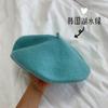 Korean Vintage Cotton Beret Hat With Breathable Design For Women Summer Style