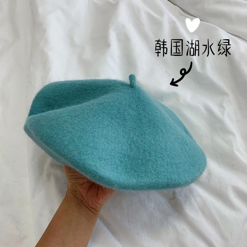 Korean Vintage Cotton Beret Hat With Breathable Design For Women Summer Style