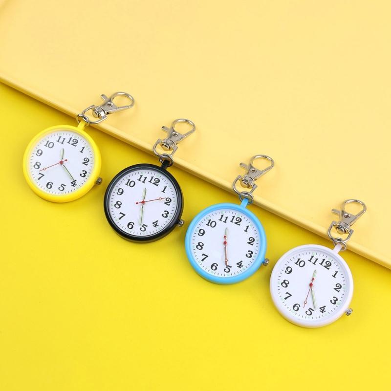 Portable Anti Shock Digital Keychain Timepiece For Outdoor Enthusiasts Seniors Traveler Lightweight Wearable Accessory