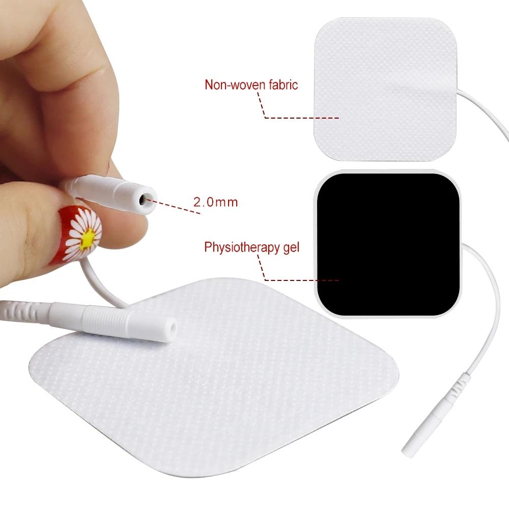 Tens Electrodes Pads Physiotherapy Accessories Non-woven Fabric Self Adhesive Replacement Patch for Tens Electric Body Massager