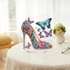 Acrylic Special Shape High Heels Diamond Painting Tabletop Ornaments Kit Desktop Diamond Art Kits Rhinestones Desktop Ornaments
