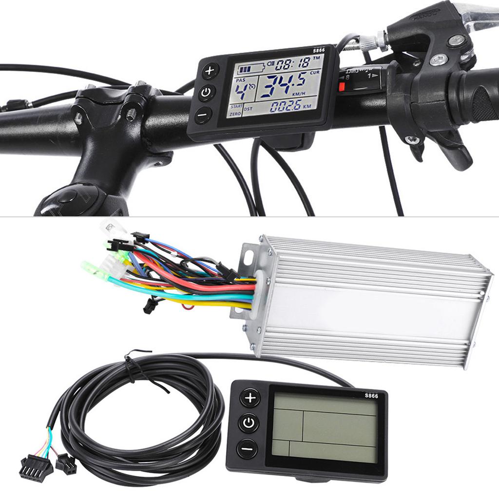 Waterproof LCD Display Panel Electric Bicycle E Bike Scooter Brushless Controller Kit(1000W 36V )