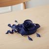 Women Fashion Flower Mesh Fascinator Hat Hair Decoration Elegant Accessories Wedding Headdress Adjustable Headwear Garden Party