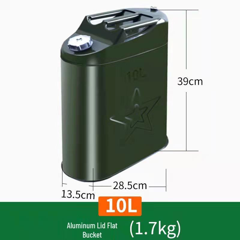 Tinplate Metal Gasoline Can 10L/20L/30L Square Fuel Tank Iron Drum for Car Diesel