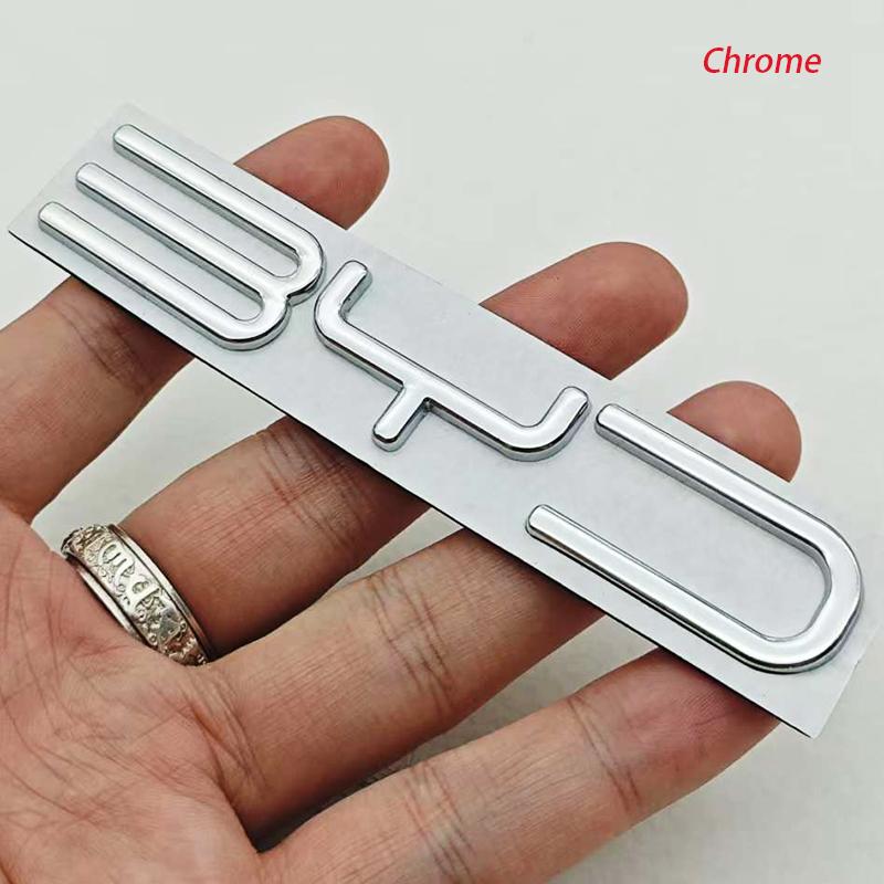 

For BYD SEAL QIN HAN SONG Plus ATTO3 SEAL Metal Chrome Black Logo BYD Emblem Letters Sticker Car Trunk Badge Auto Accessories