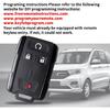 Key Fob Keyless Entry Remote Start Replacement Car Remote Control for Chevy Silverado/GMC Sierra/Canyon 2014- (M3N-32337100)