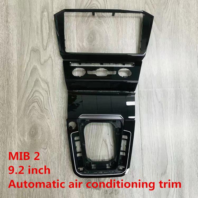 For Volkswagen VW Passat B8 CD Plates Air Conditioning Switch Plates Piano Paint Black