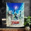 Legend Video Game Zeldas Link Printed Large Wall Tapestry Cheap Hippie Wall Hanging Bohemian Wall Tapestries Mandala Home Decor