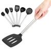 6Pcs Set Silicone Spoon Spatula Set Non‑Stick Baking Cooking Tools Kitchen Accessories