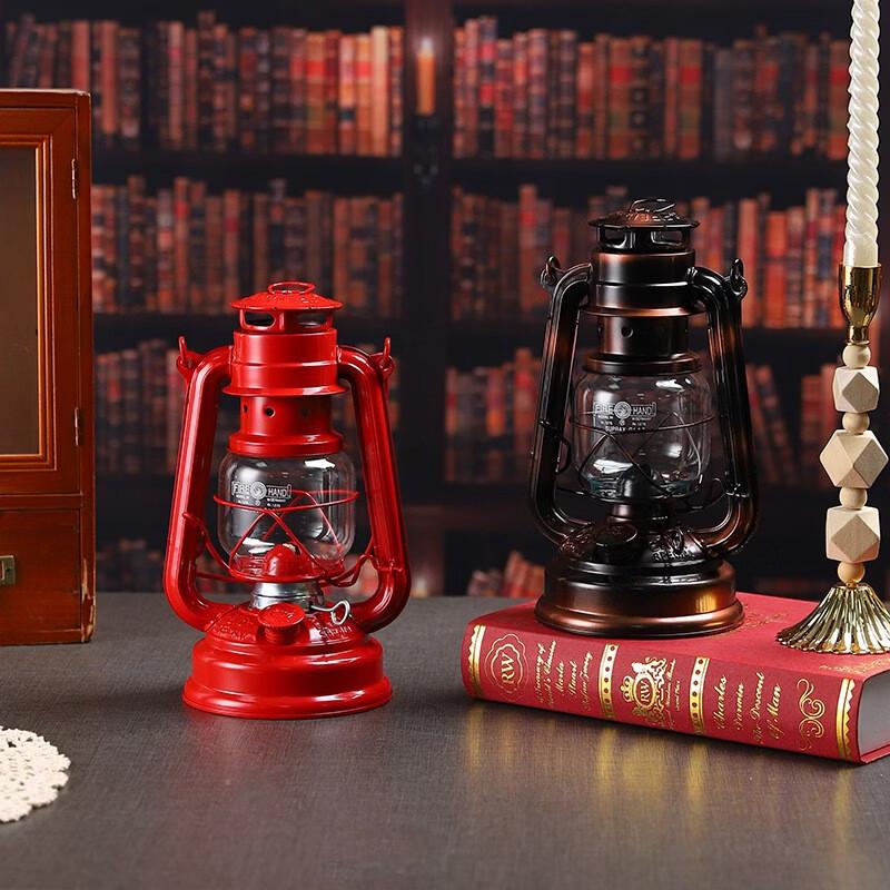 Vintage Iron Kerosene Camping Lantern