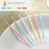 200 Pcs /box Double-ended Disposable Dental Floss Toothbrush Toothpick Oral Hygiene Care Family Boxed Portable Set