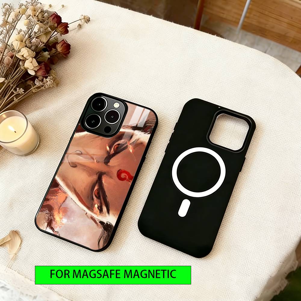 Epic Nezha Phone Case For iPhone17,16,15,14,13,12,11 Plus,Pro Magnetic For Magsafe Wireless Charging