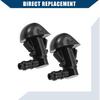 Windshield Washer Nozzles for Honda Pilot 2009-2015 / Windshield Wiper Spray Jet/Durable / 2Pcs Black