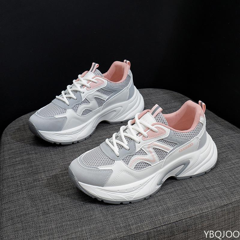 

Men Women Summer Outdoor Sports Sneakers Mesh Breathable LaceUp Lace Running Shoes Air Cushion Training Mujer Durable Construction for Long Term Use 35