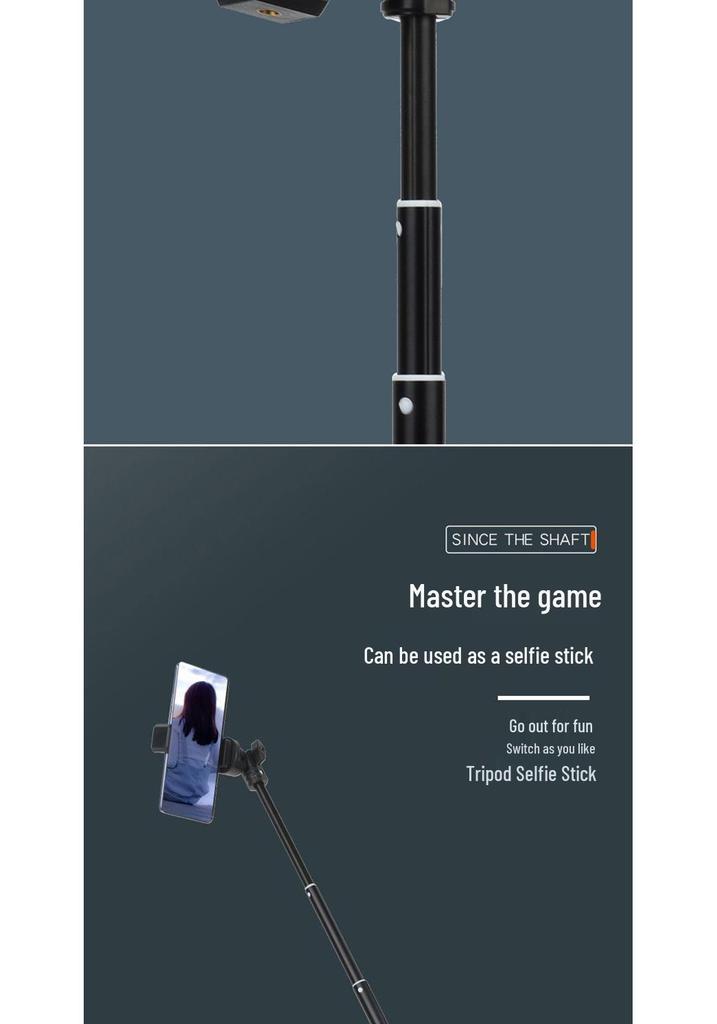 Foldable Phone & Camera Holder Tripod for Live Broadcast & Photography