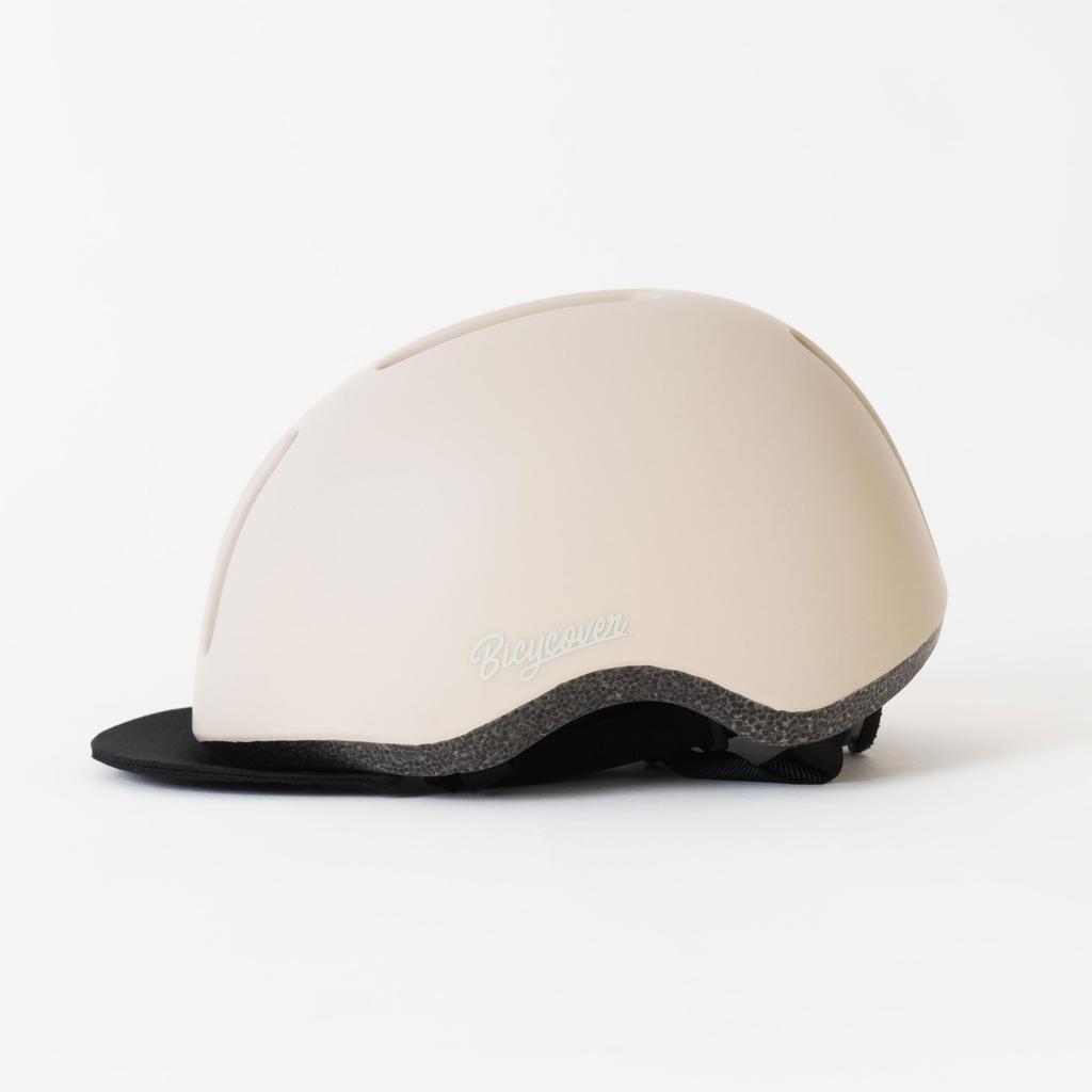 BICYCOVER Helmet for Children and Adults Child Size Ages Parent-Child (Beige, (52-56cm, 3-10))