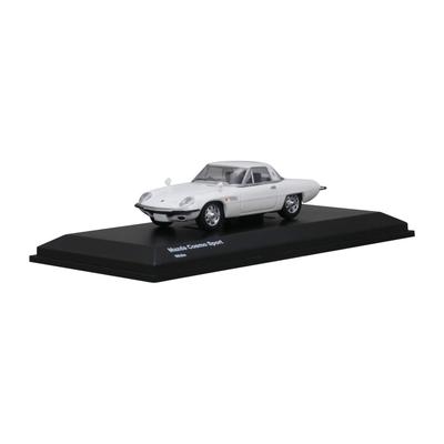 Kyosho Original 1/64 Mazda Cosmo Sport White Diecast Toy Car Miniature Model Limited Edition