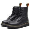 Rindsleder erste Schicht Litschi-Muster Martin Stiefel Damen Britische Leder Lokomotiv Kurzstiefel Herren Höhe-erhöhende Arbeitsschuhe