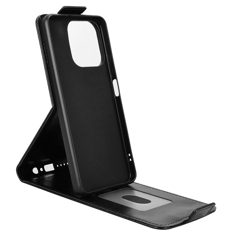 Stojanové pouzdro pro Realme Narzo 80 Lite 4G/C71 4G (Indie)/Poznámka 70T 4G Magnetická spona Vertikální vyklápěcí kožený kryt na telefon s držákem na karty