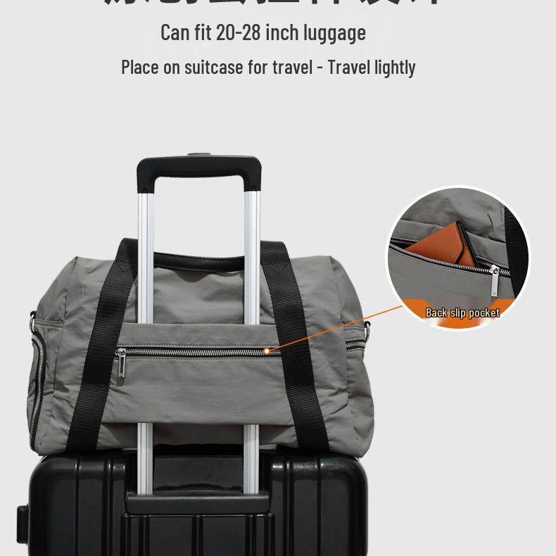 Lightweight Large-Capacity Travel and Sports Bag with Handheld and Crossbody Options for Short Trips and Commuting