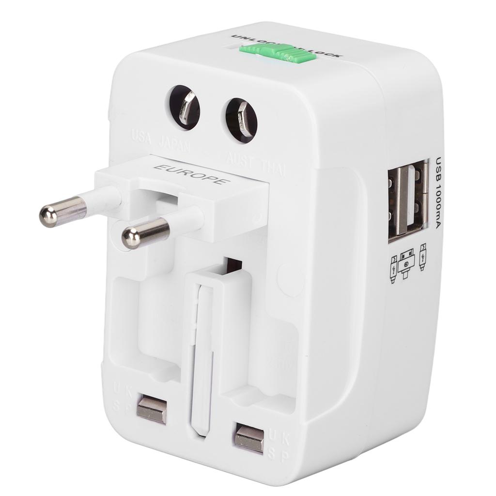 Universal Travel Adapter International Wall Charger for Most of Countries